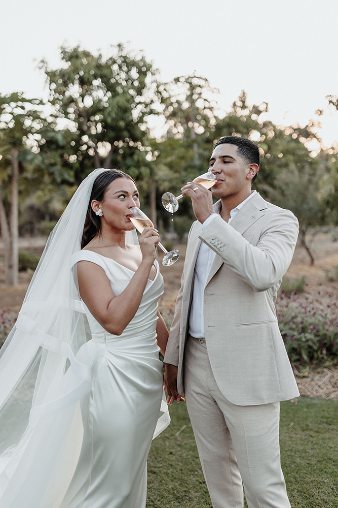 bride and groom toast bride and groom toast