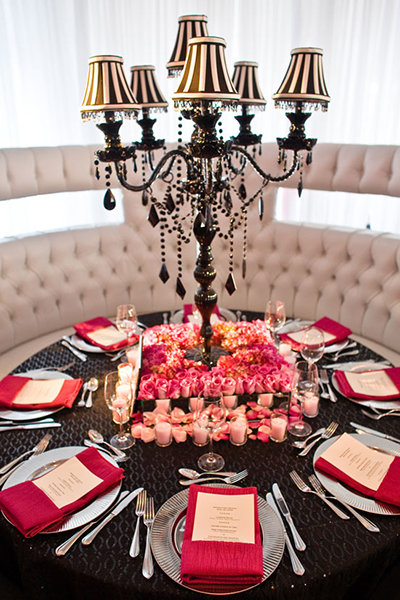 candelabra wedding centerpiece