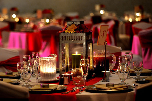 lantern wedding centerpiece