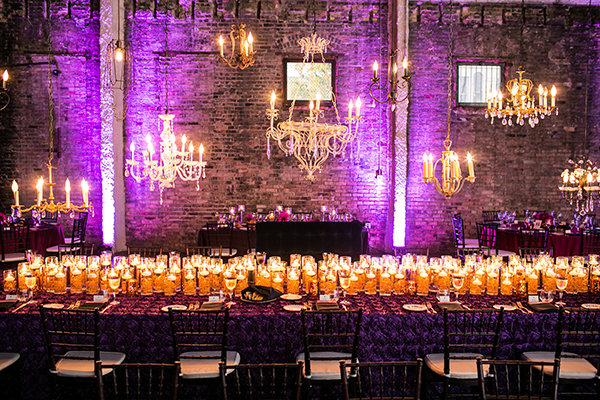 candle wedding centerpiece