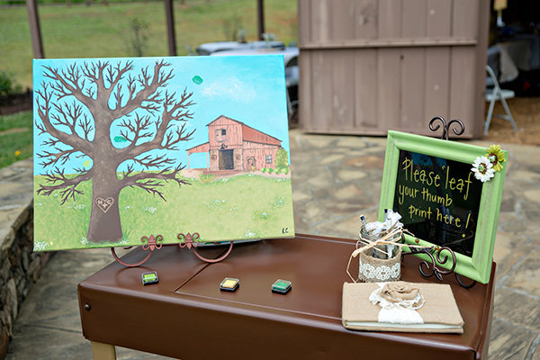 wedding guest book thumbprints wedding guest book thumbprints