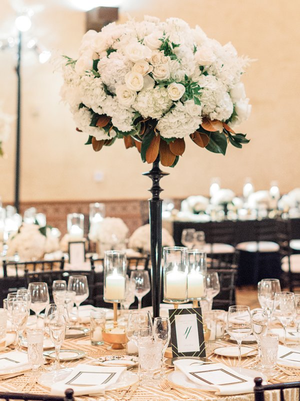 tall wedding centerpiece