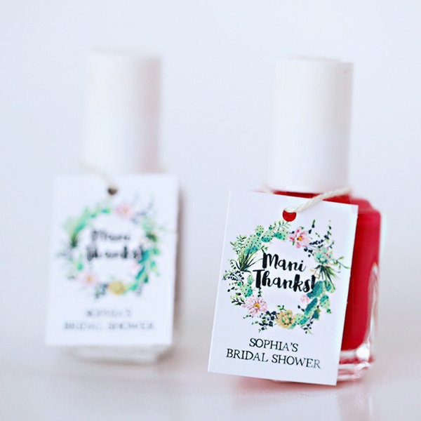 bridal shower favors nail polish bridal shower favors nail polish