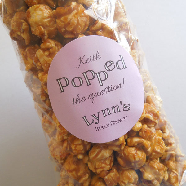 bridal shower favor popcorn bridal shower favor popcorn