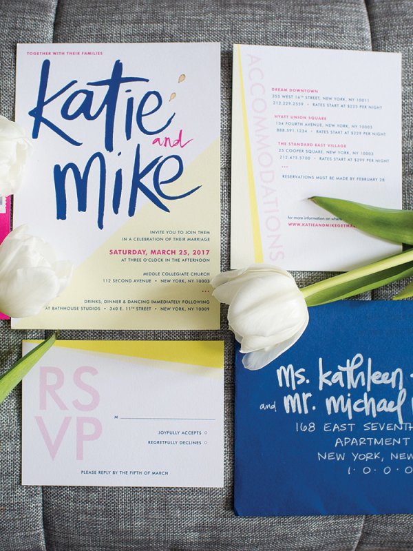 modern wedding invitations