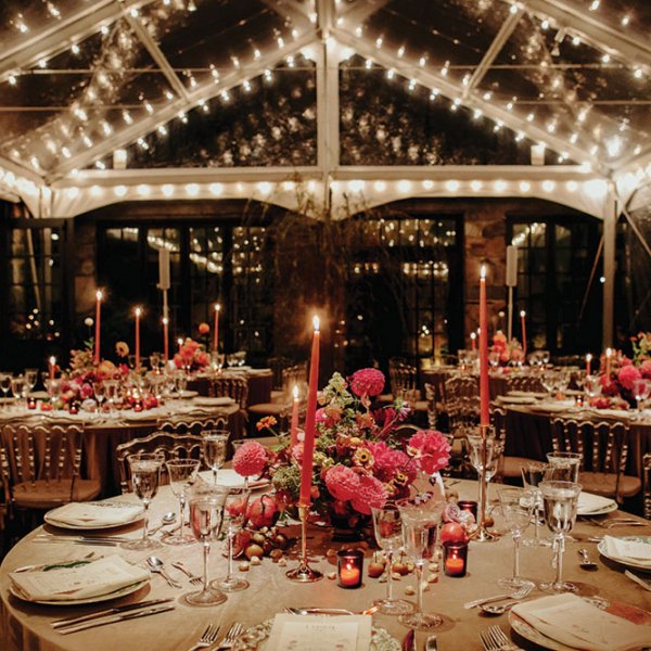 Fall wedding reception Fall wedding reception