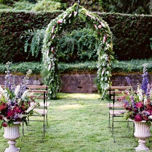Garden wedding ceremony Garden wedding ceremony