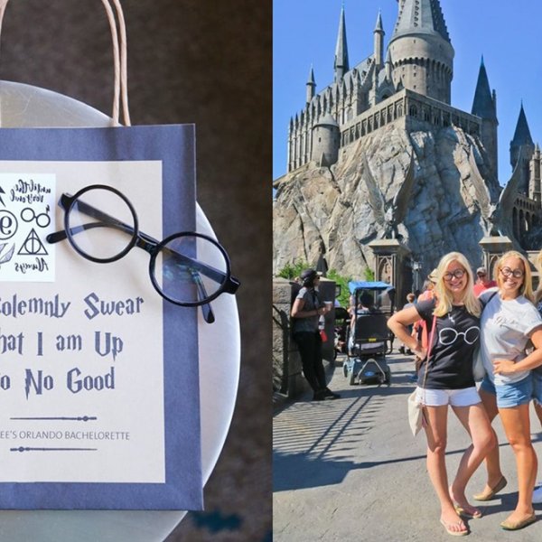 Bachelorette Party at Harry Potter World Universal Studios harry potter world bachelorette party