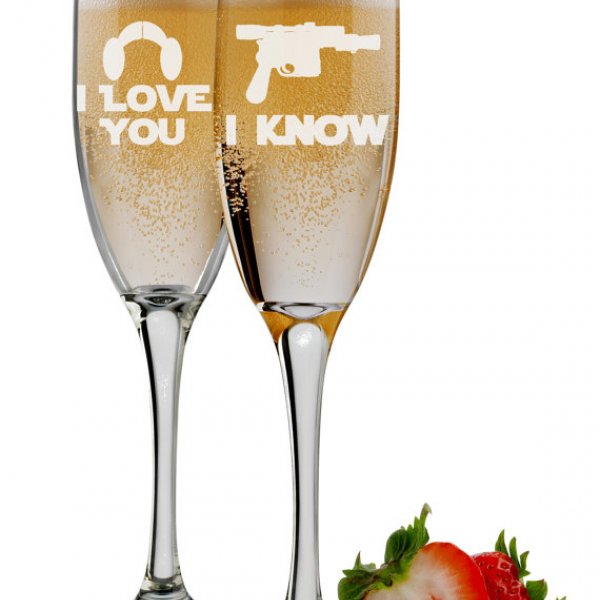 Star Wars Champagne Flutes Star Wars Champagne Flutes