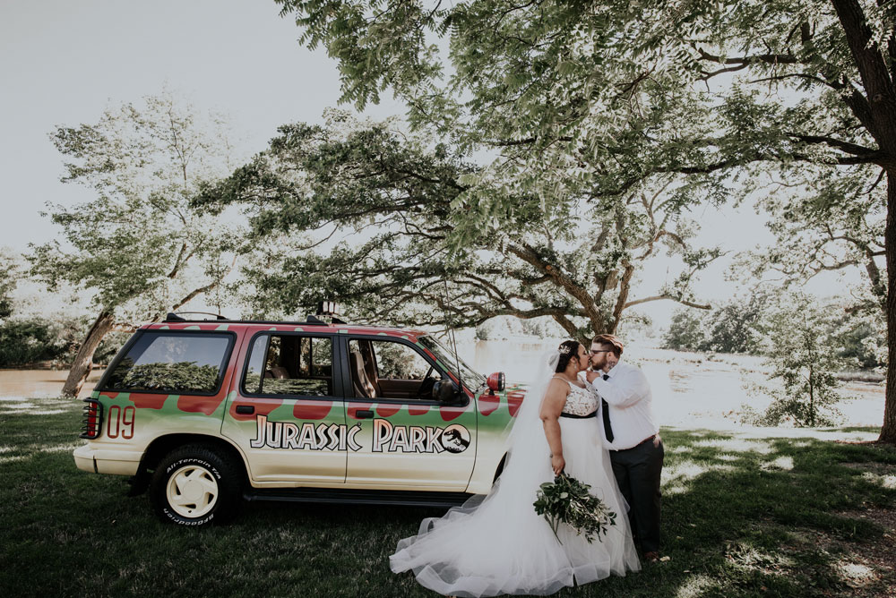 Jurassic Park Theme Wedding Jurassic Park car
