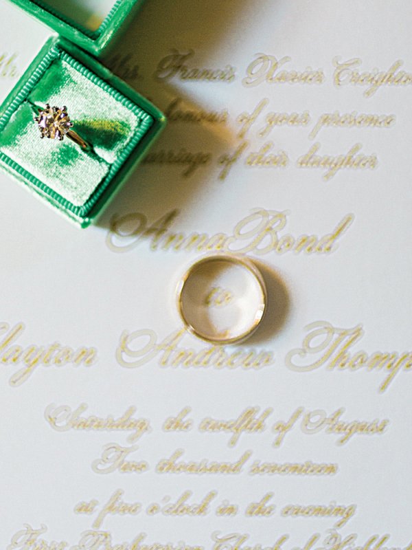 classic wedding invitation