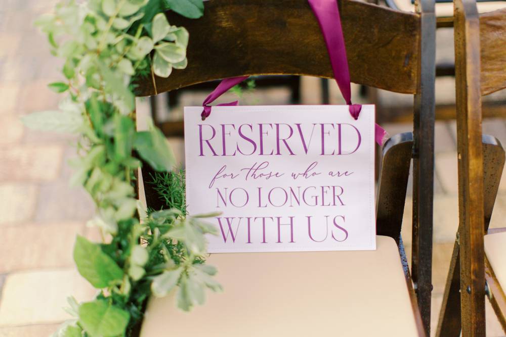 wedding remembrance seat wedding remembrance seat