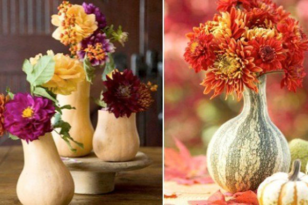 gourd fall wedding centerpiece
