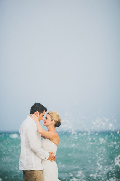 beach wedding photo