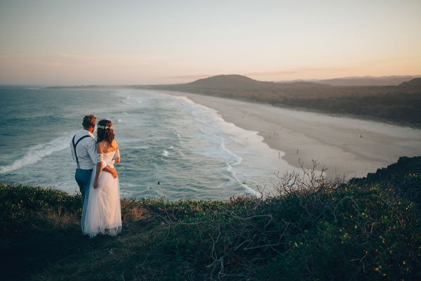 beach wedding photo