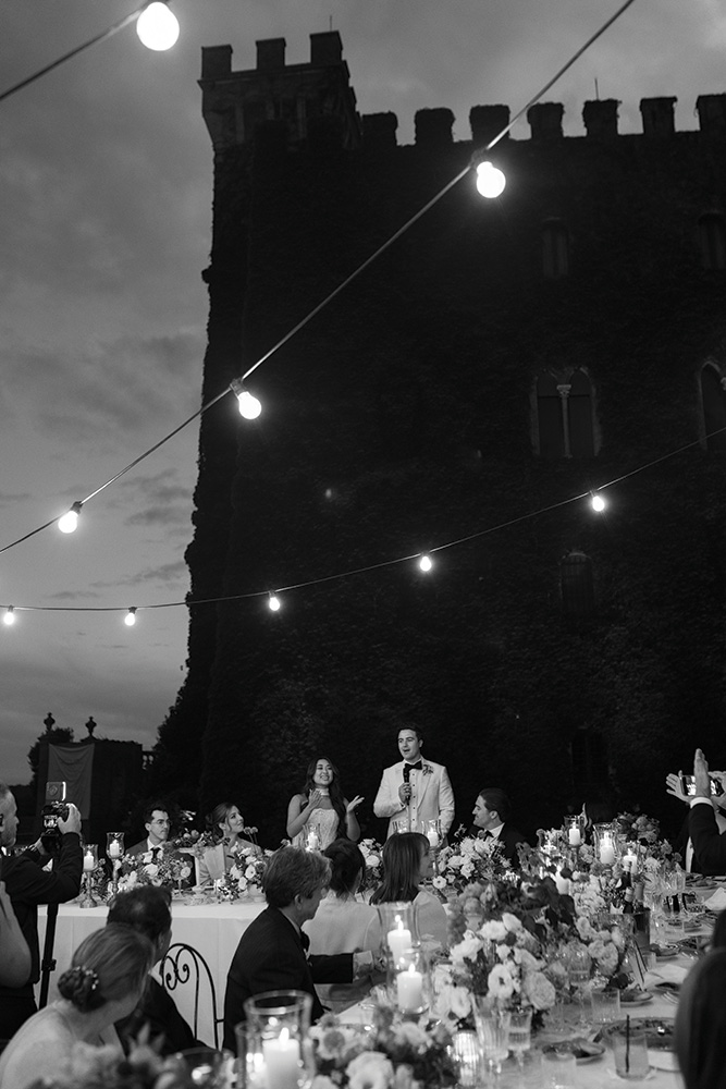 tuscany castle real wedding
