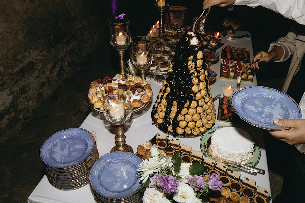 tuscany castle real wedding