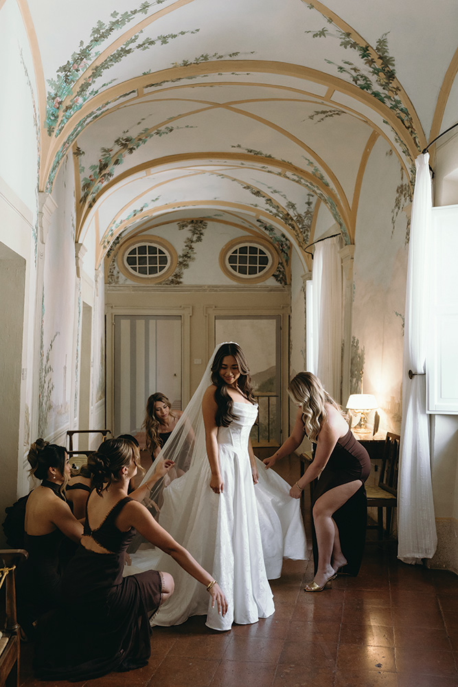 tuscany castle real wedding