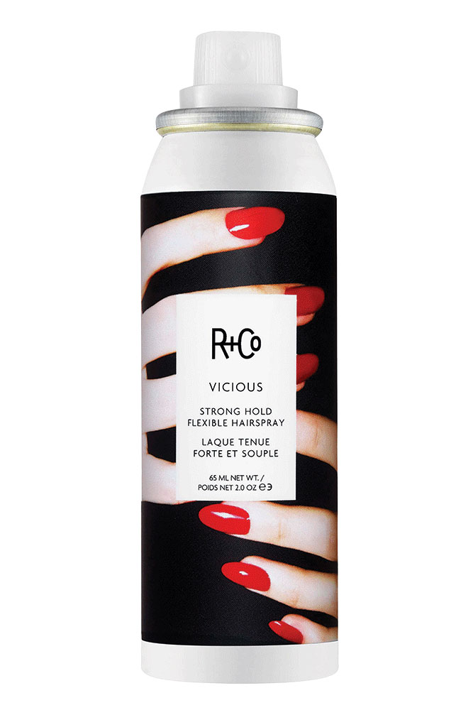 Vicious Strong Hold Flexible Hairspray Mini by R+Co Vicious Strong Hold Flexible Hairspray Mini by R+Co