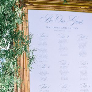 wedding seating chart wedding seating chart
