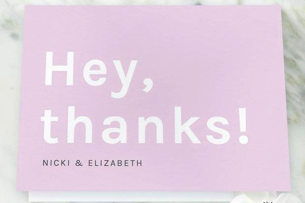 Wedding thank you card Wedding thank you card