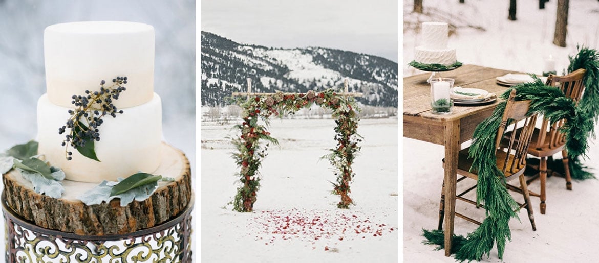 Winter Wedding D&eacute;cor
