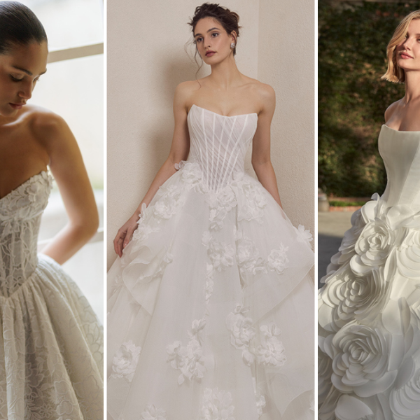 floral wedding dresses