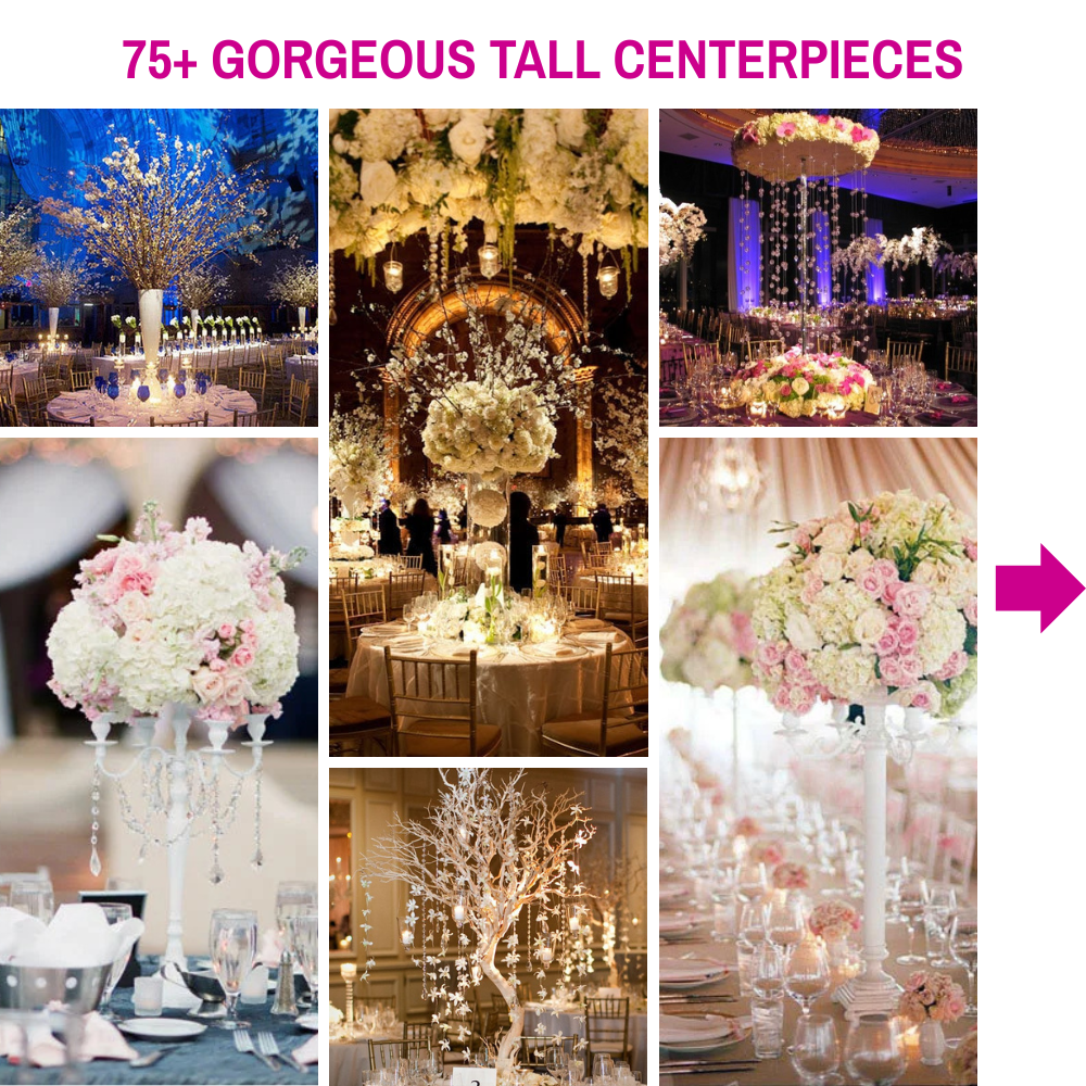 gorgeous tall wedding centerpieces gorgeous tall wedding centerpieces