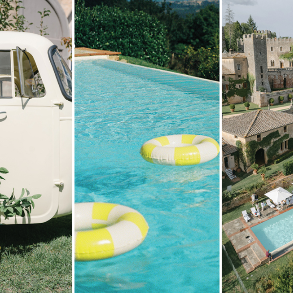 post wedding pool party