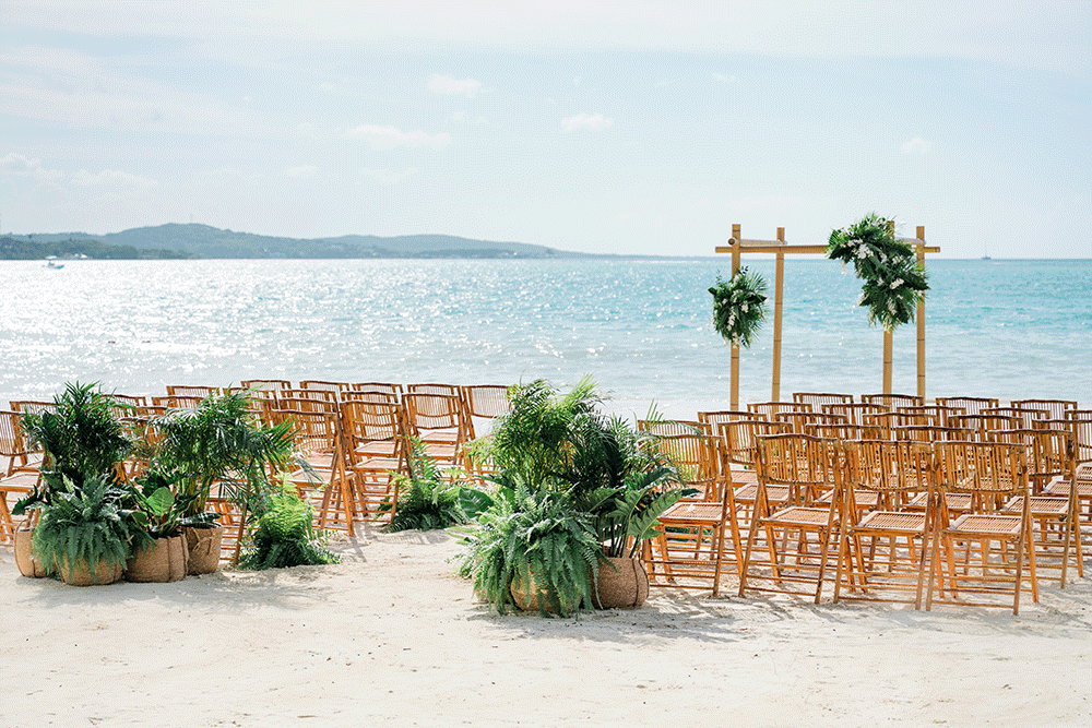 sandals natures vow wedding inspiration