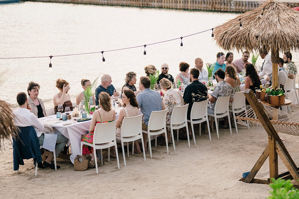 wedding welcome party on the beach wedding welcome party on the beach